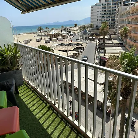 Magnifique Vue Mer Coeur Station Balneaire F2 45 M2 Linge De Maison Inclus Canet-en-Roussillon Exterior photo